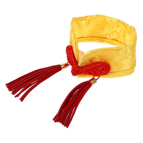Alipis Dekoratives Haustierhalsband Neujahrsfliege Gelb S Festliches Katzenhalsband Mit Weichem Hautfreundlichem Material Für Kleine Hunde Und Katzen Für Fotoshootings Und Alltag von Alipis