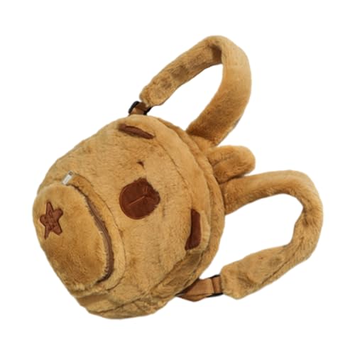 Alipis Fahrradrucksack Wandertasche Tierrucksack Rucksäcke für Mädchen wanderrucksack klein Rucksack wandern Kleiner wanderrucksack lustiger Rucksack Plüsch Chocolate von Alipis