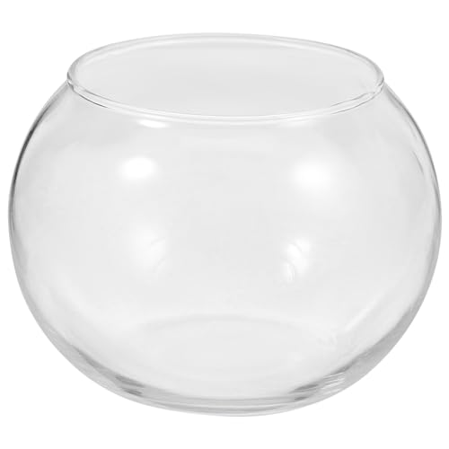 Alipis Schreibtischaufsatz Glasbehälter Für Terrarien Tischdeckenklammern Bubble Schüssel Goldfischschale Fischschüssel Vase Landschaft Container Globe Vase 2Pcs Sukkulenten Glas von Alipis