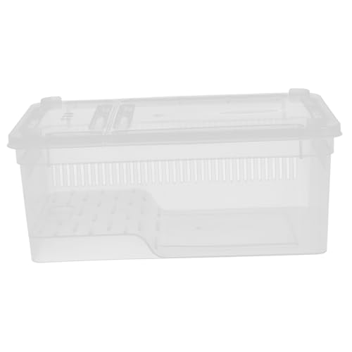 Alipis Futterbox Für Reptilien Panzerset Für Schildkröten Reptilienträger Für Die Reise Spider-Terrarium-kit Spinnen -Terrarium Zuchtbecken Für Schildkröten Plastik Transparent von Alipis