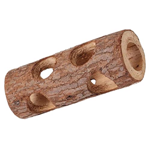 Alipis Hamster Massivholzpfeife Meerschweinchen Hamster Holzspielzeug Hamsterhaus Spielzeug Hamsterspielzeug Meerschweinchenspielzeug Haustiertunnel Hamsterbedarf Hamsterkäfig von Alipis
