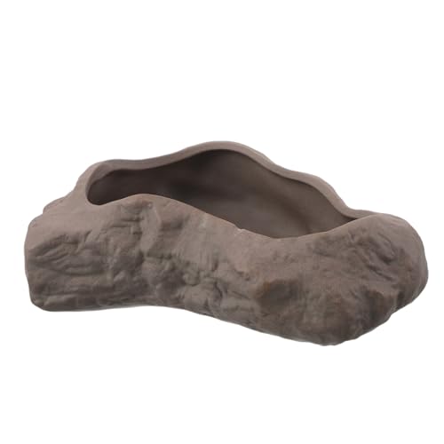 Alipis Keramik Blumentopf in Steinoptik Bonsai Hydroponik-pflanzer Für Tisch Wanddekoration Für Kleine Pflanzen Und Tischbrunnen von Alipis