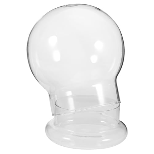 Alipis Terrarium Pflanzgefäß mit Klarglas Dome DIY Mikrolandschaft Flasche für Moos und Dekoration Kompakt Transparent Pflegeleicht für Kreative Projekte von Alipis