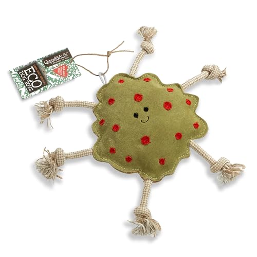 Green & Wilds Umweltfreundliches, natürliches Hundespielzeug – Grün & Rot Splodge Kauspielzeug für Hunde – Haustierspielzeug & Zubehör Green & Wilds Umweltfreundliches, natürliches Hundespielzeug – Grün & Rot Splodge Kauspielzeug für Hunde – Haustierspielzeug & Zubehör von All-Green