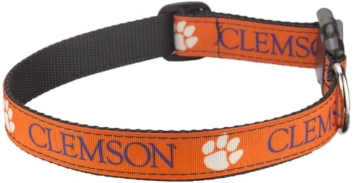 All Star Dogs Clemson Tigers Hundehalsband, mit Schleife, Größe L von All Star Dogs