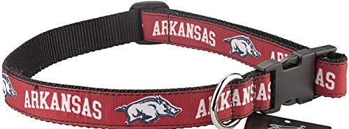 Collegiate Hundehalsband, Arkansas Razorbacks, Größe XS von All Star Dogs