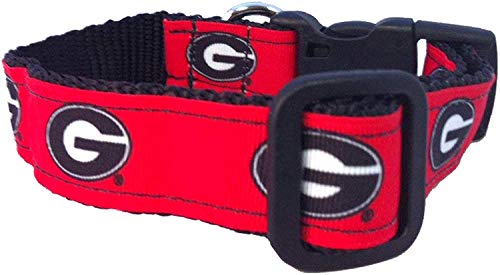 Collegiate Hundehalsband, Größe L, Georgia Bulldoggen von All Star Dogs