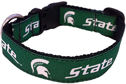 Collegiate Hundehalsband, Michigan State Spartans, Größe M von All Star Dogs