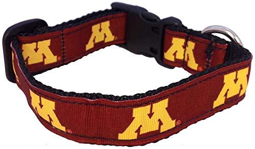 Collegiate Hundehalsband, Minnesota Golden Gophers, Größe M von All Star Dogs