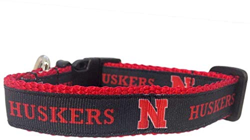 Collegiate Hundehalsband, Nebraska Cornhuskers, Größe S von All Star Dogs