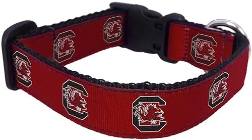Collegiate Hundehalsband, South Carolina Gamecocks, Größe S von All Star Dogs