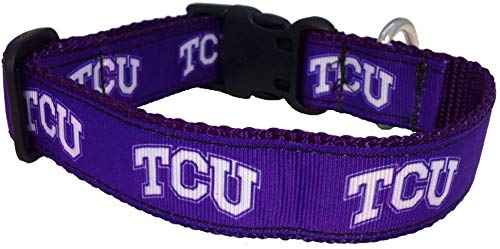 Collegiate Hundehalsband, TCU Horned Frösche, Größe XS von All Star Dogs