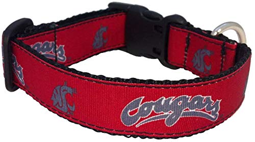 Collegiate Hundehalsband, Washington State Cougars, Größe L von All Star Dogs