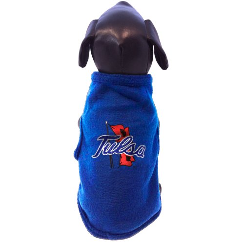 NCAA Tulsa Golden Hurricane Hunde-Sweatshirt, ärmellos, Polarfleece, Größe L von All Star Dogs