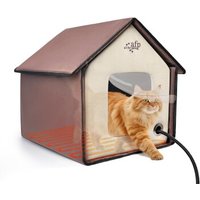 All for paws Beheiztes Katzenhaus für drinnen & draußen von All for paws