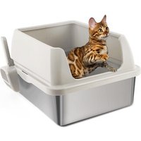 All for paws Edelstahl-Katzenklo von All for paws