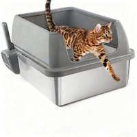 All for paws Edelstahl-Katzenklo All for paws Edelstahl-Katzenklo von All for paws