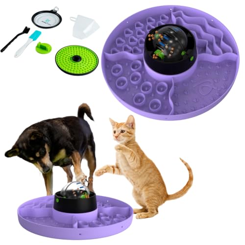 8-in-1 Multifunktionaler Slow Feeder Hundenäpfe & Schnüffelmatte für Hunde Katzen Futtersuche, Verlängern Sie die Mahlzeit auf 40 Minuten, interaktive Puzzles für große Rassen & kleine Haustiere 8-in-1 Multifunktionaler Slow Feeder Hundenäpfe & Schnüffelmatte für Hunde Katzen Futtersuche, Verlängern Sie die Mahlzeit auf 40 Minuten, interaktive Puzzles für große Rassen & kleine Haustiere von All things intelligent