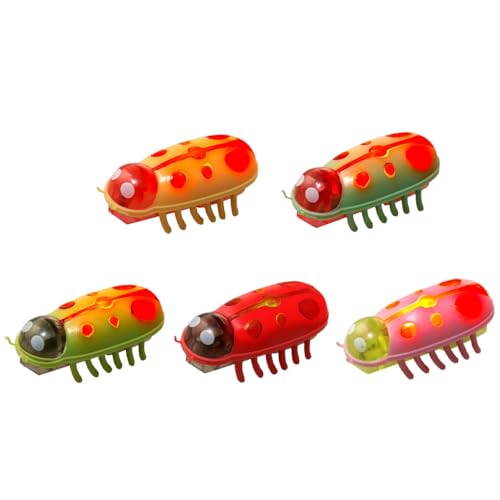 Allayu Interactive Cat Toy Substitutes for Endless Entertainment Mini Beetles Electric Insect Cat (Mischen) von Allayu