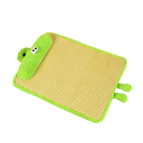 Allayu Kühlkissen für Hunde, bleiben Sie kühl und mit waschbarer Matte für Haustiere, Kühlmatten für Hunde, Kühlmatte für im Freien, grünes Monster mit großen Augen, Innerhalb von 30 kg – 75 x 55 cm von Allayu