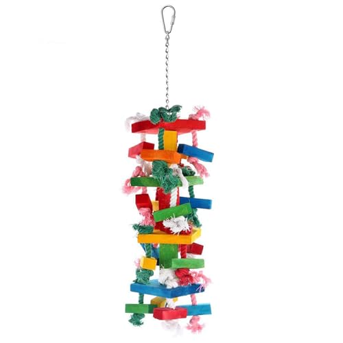 Allayu Langlebiges Vogel Papageienspielzeug, langlebiger Kauspaß für aktive Papageien, Holzpapageien, hängendes Kauspielzeug, Vogel Kauspielzeug Allayu Langlebiges Vogel Papageienspielzeug, langlebiger Kauspaß für aktive Papageien, Holzpapageien, hängendes Kauspielzeug, Vogel Kauspielzeug von Allayu
