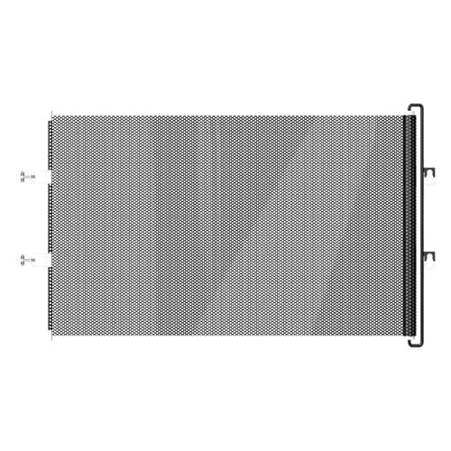 Allayu Verstellbare Haustier und Hunde Falttür für Babys, Treppentür für Hunde, Anti Springen, kein Bohren erforderlich, geeignet für Balkon von Allayu