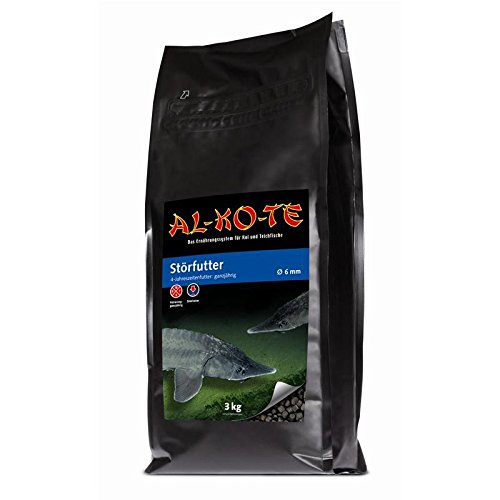 AL-KO-TE Störfutter 6mm | 3kg Futter für Störe als Teichfutter von Allco