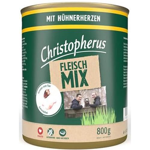 Allco Christopherus Fleischmix mit Hühnerherzen | 6X 800g von Allco