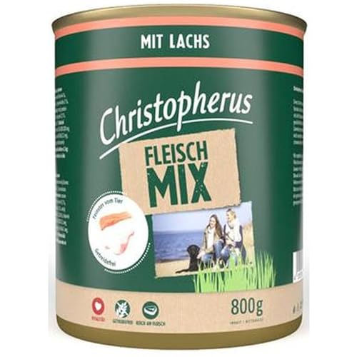Allco Christopherus Fleischmix mit Lachs | 6X 800g von Allco