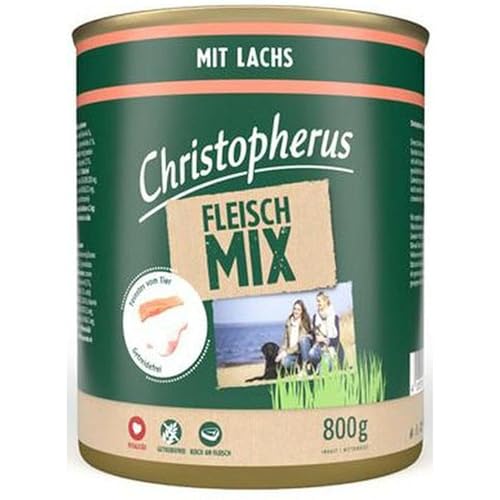 Allco Christopherus Fleischmix mit Lachs | 6X 800g von Allco