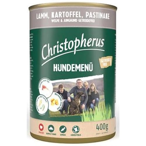 Allco Christopherus Menue Junior mit Lamm, Kartoffel, Pastinake | 6X 400g von Ewbob