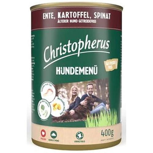 Allco Christopherus Menue Senior mit Ente, Kartoffel, Spinat | 6X 400g von Allco