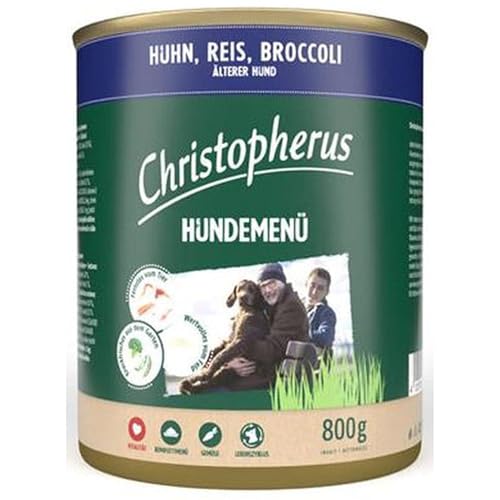 Allco Christopherus Menue Senior mit Huhn, Reis, Broccoli | 6X 800g Allco Christopherus Menue Senior mit Huhn, Reis, Broccoli | 6X 800g von Ewbob