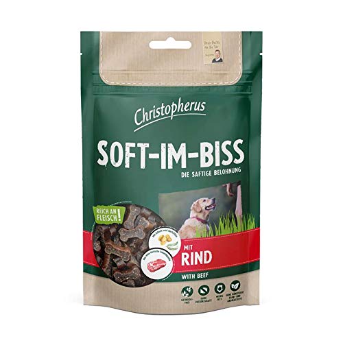 Christopherus Soft-Im-Biss mit Rind | 12x 125g Hundesnack von AL-KO-TE
