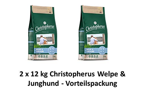 AL-KO-TE Christopherus Welpe & Junghund | 2 x 12kg Welpenfutter Vorteilspack von AL-KO-TE