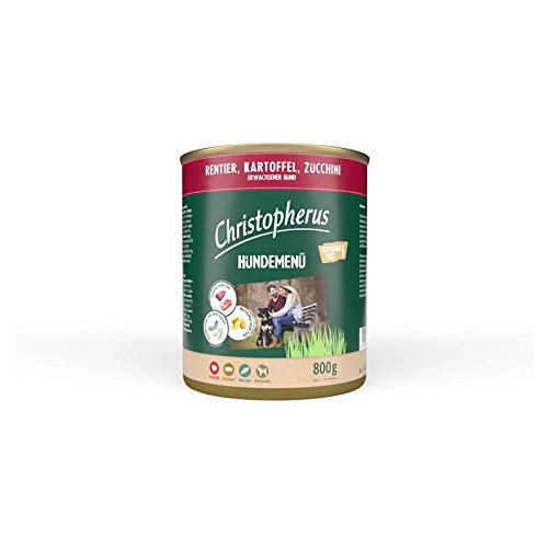 Christopherus Menue Adult mit Rentier, Kartoffel | 6X 800g Christopherus Menue Adult mit Rentier, Kartoffel | 6X 800g von Allco