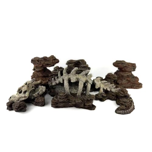 Allcolor Aquarium-Deko-Steine, Modell für Aquariumlandschaft (Wilderness Keel) von Allcolor