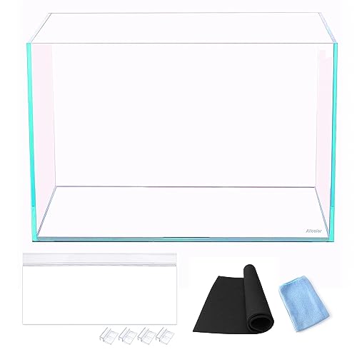 Allcolor Ultraklares, randloses Aquarium, 53 cm x 30 cm x 36 cm (L x B x H) von Allcolor