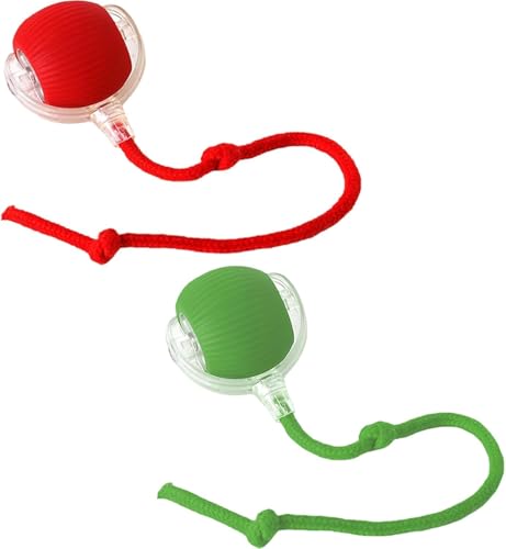 Allein Rolling Ball, Magicball für Katze, Interaktives Katzenball Spielzeug, 360 Grad Rollender für Katzen Hunde, Interaktiver Spielball mit Schwanz Allein Rolling Ball, Magicball für Katze, Interaktives Katzenball Spielzeug, 360 Grad Rollender für Katzen Hunde, Interaktiver Spielball mit Schwanz von Allein
