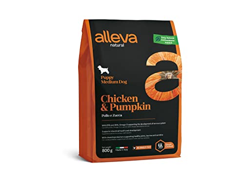 Alleva Natural Puppy Chicken & Pumpkin Medium 0,800 kg von Alleva