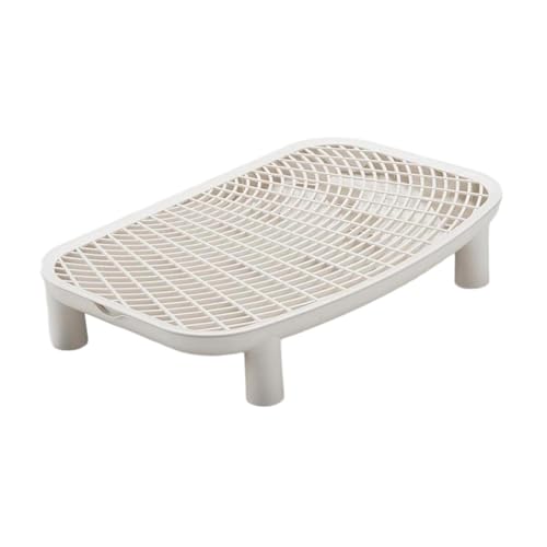 Katzentoilette Stufenrampe mit rutschfester Fangmatte Fußteil für Kätzchen und Katzen, 47,7 x 30,8 x 8,9 cm, für Wohnzimmer Badezimmer von AlluraPet