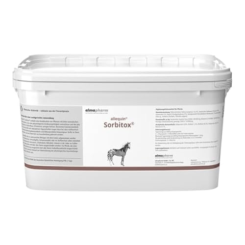 almapharm allequin Sorbitox | 3 kg | Ergänzungsfuttermittel für Pferde | Zur Unterstützung der physiologischen Verdauung und des physiologischen Gallenflusses (Cholerese) von almapharm