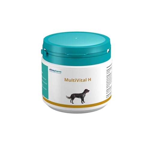 almapharm MultiVital H | 250 g | Ergänzungsfuttermittel für Hunde | Bedarfsgerechte hypoallergene Mischung von Vitaminen, Spurenelementen und Mineralstoffen von almapharm