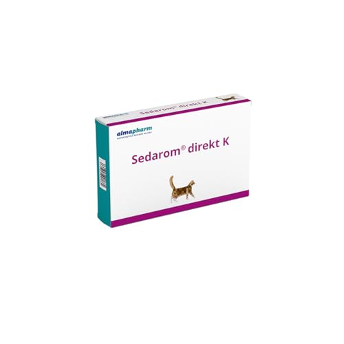 Almapharm astorin Sedarom direkt | 72 Tabletten | Ergänzungsfuttermittel für Katzen | Zur Unterstützung des Nervenstoffwechsels zur Stressabschirmung | Mit einem Vitamin B-Komplex von Almapharm