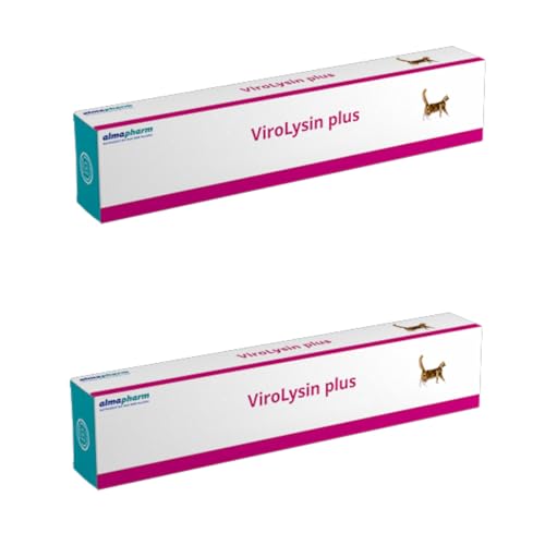 Almapharm astorin ViroLysin Plus für Katzen als Nahrungsergänzung - Doppelpack - 2 x 30g von almapharm