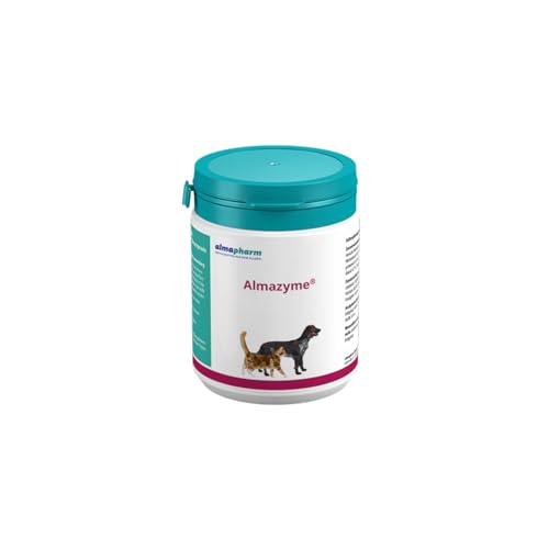 almapharm astoral Almazyme Pulver | 120 g | Ergänzungsfuttermittel für Hunde und Katzen | Vitalstoffe die zum optimalen Nahrungsaufschluss für Hunde und Katzen beitragen können von Almapharm