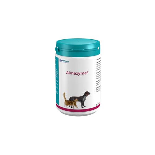 almapharm astoral Almazyme Pulver | 500 g | Ergänzungsfuttermittel für Hunde und Katzen | Vitalstoffe die zum optimalen Nahrungsaufschluss für Hunde und Katzen beitragen können von Almapharm