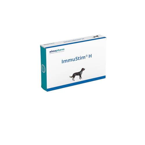 almapharm ImmuStim H | 30 Tabletten | Ergänzungsfuttermittel für Hunde | Unterstützende Vitalstoffe für das Immunsystem almapharm ImmuStim H | 30 Tabletten | Ergänzungsfuttermittel für Hunde | Unterstützende Vitalstoffe für das Immunsystem von almapharm