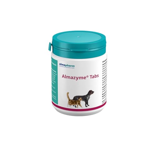 almapharm astoral Almazyme Tabs - Ergänzungsfuttermittel für Hunde und Katzen 125 Tabs von Almapharm