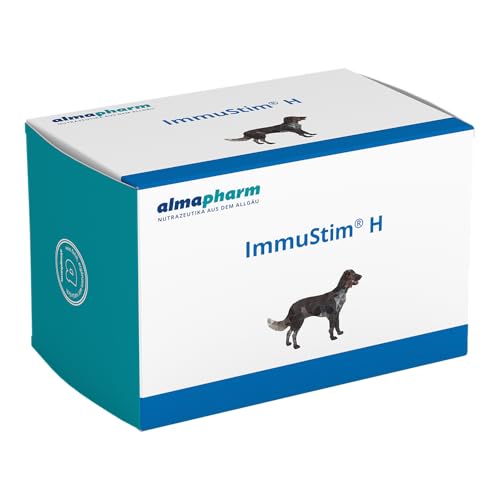 almapharm ImmuStim H | 120 Tabletten | Ergänzungsfuttermittel für Hunde | Unterstützende Vitalstoffe für das Immunsystem von almapharm